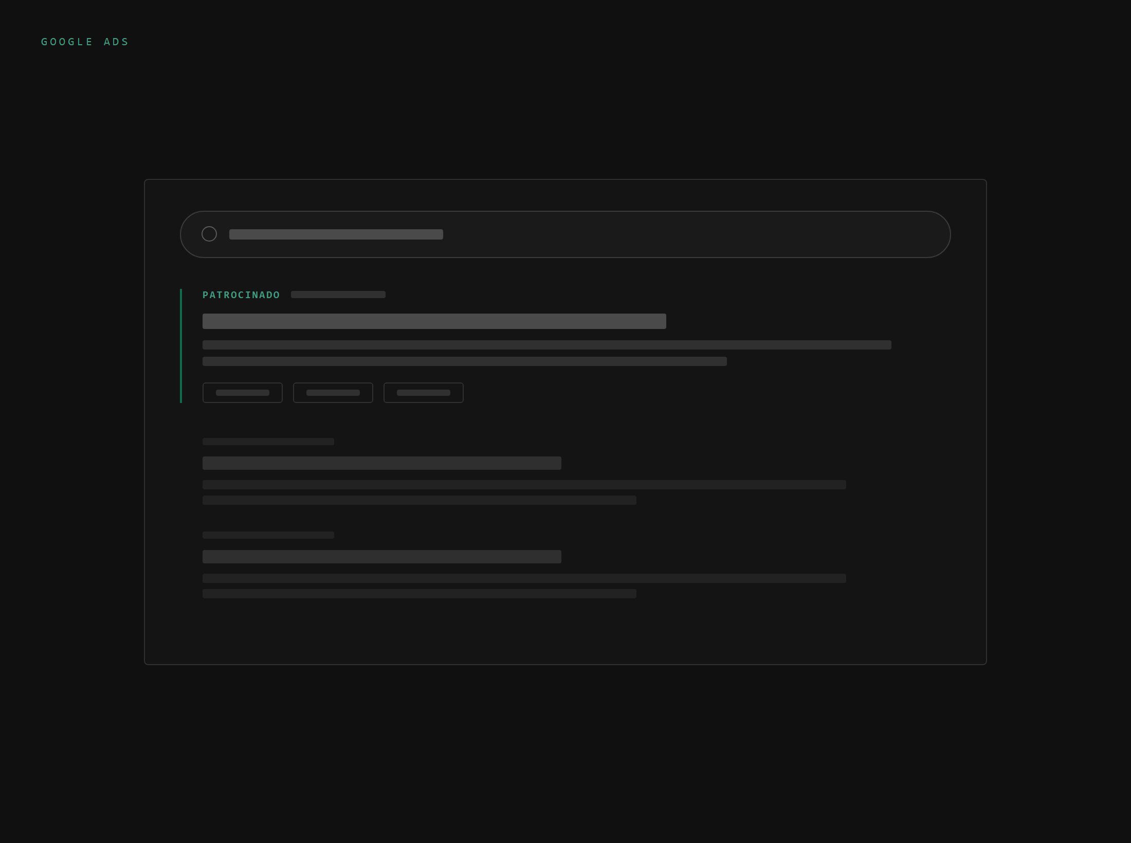 Maquete do formato de entrega: Google Ads