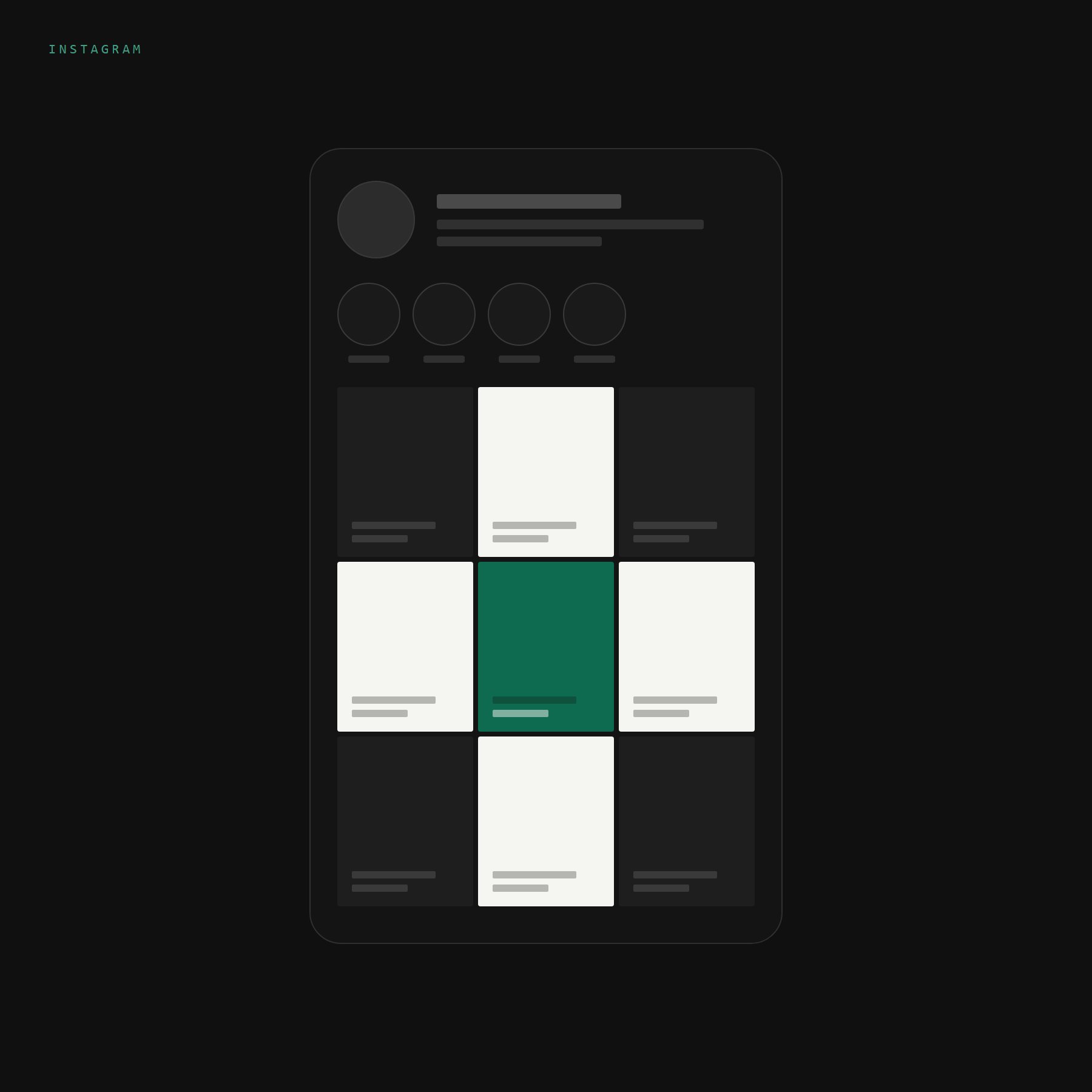Maquete do formato de entrega: Instagram